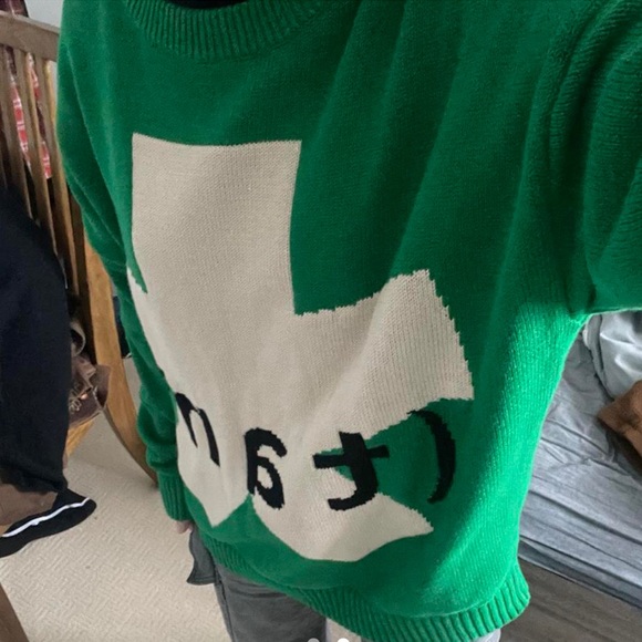 brandnew green sweater chinese brand street style - Picture 1 of 2